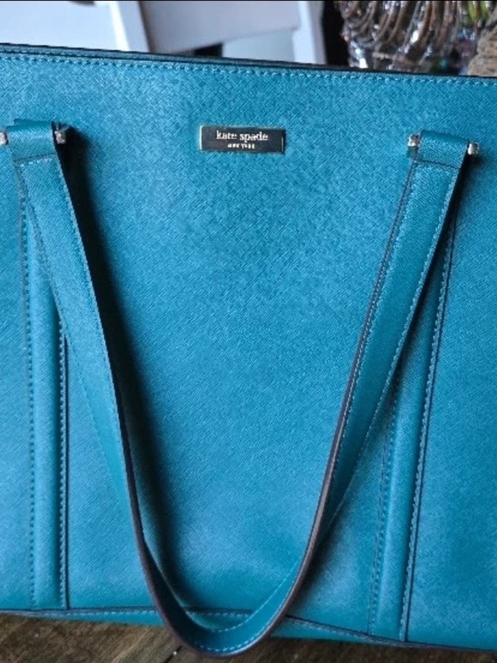 kate spade Teal Tote Bag